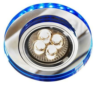 Ceiling light round blue LED mesh SS-23 2226965