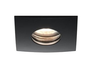 Hermetic ceiling luminaire IP65 black square SH-13 2273136