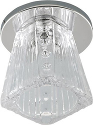 Deckenleuchte Candellux sk-58 G4 festes Kristallquadrat