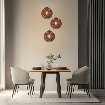 Lampa sufitowa wisząca 1X60W E27 patynowy CLUB 31-51219