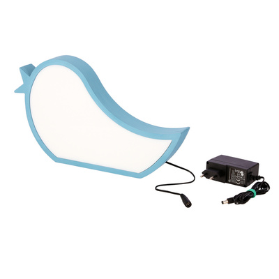 BIRD LED TABLE LAMP FOR CHILDREN IQ KIDS BLUE
