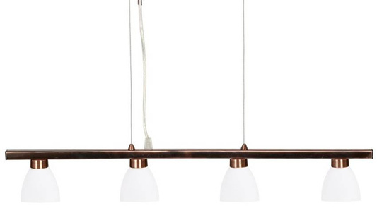 Dakota OVERHANG 4xG9 Copper White
