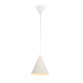 Lampa wisząca biała E27 stożek Voss Ledea 50101178