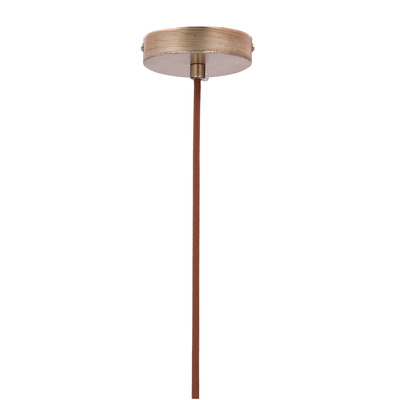 Plafonnier suspendu Candellux Sfinks 31-43276 boule E27 ajouré brun clair