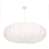 Hanging lamp CAFEE Scandinavian with cream latte shade 66cm modern ceiling lighting for living room and dining room E27