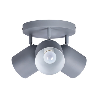 Plafonnier 3xE27 gris 32cm AZURO 98-63236