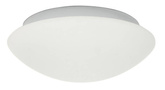 Plafon biały szklany do łazienki E27 60W 28cm Nina Candellux 13-74235