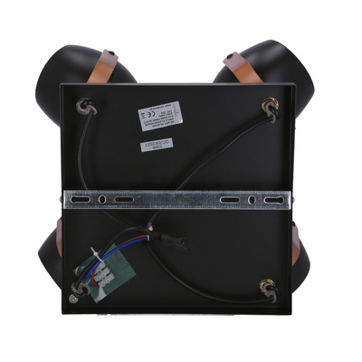 Verstellbare Deckenleuchte in Schwarz und Kupfer E14 4x40W Anica 98-83128