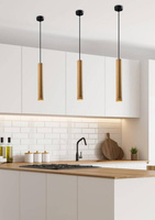 Lampă suspendată cadru din lemn 25W GU10 40cm Tubo 31-78599