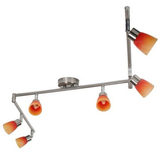 Candellux-Lampe 96-07417 Drops-Streifen 6*40W G9