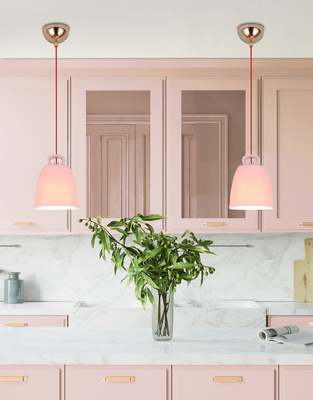Sevilla Ledea 50101141 Hängeleuchte aus Keramik in Rosa