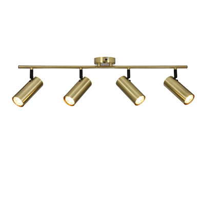 Brass lamp wall/ceiling strip 4x15W Colly 94-01740