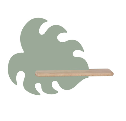 Wall lamp shelf LED green leaf lamp Monstera 21-00941