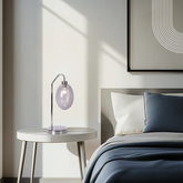 Metallised table lamp glass balloon Lukka Ledea 50501224