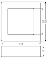 Plafoniera Candellux 2263779 Spn-06 Ip20 Led