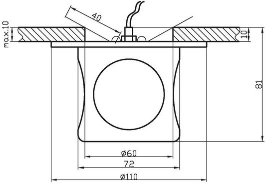 Plafonnier Candellux G4 2254437