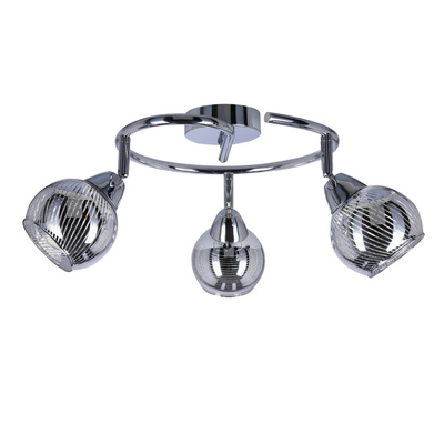 Spiraldeckenleuchte 3X10W E14 LED Chrom FORT 98-62833