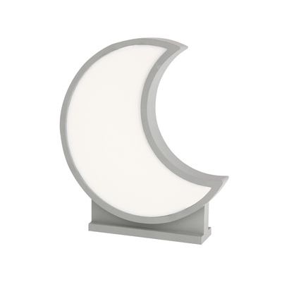 LAMPE DE TABLE LED MOON POUR ENFANTS IQ KIDS GRIS