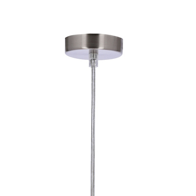 Lampa wisząca z abażurem Mirage klasyczna z tkaninowym abażurem do salonu