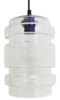 Plafoniera suspendata sticla transparenta 60W E27 Decorado Candellux 31-36674-Z