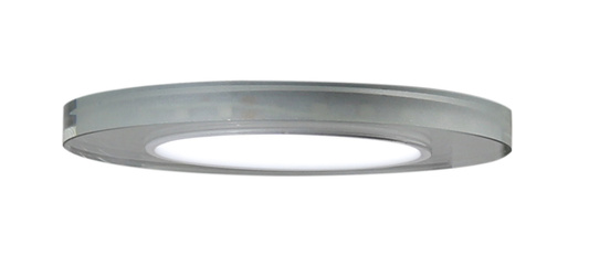 Plafonnier Oeillet Candellux Ssp-23 Ch/Tr+Bl 8W Led 230V Anneau Led Bleu