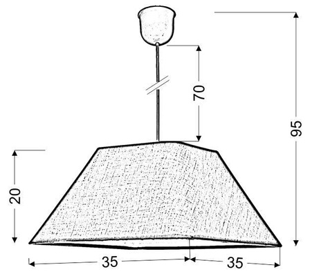 Plafonnier suspendu candellux robin 31-03270 e27 jaune promotion