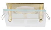 Deckenleuchte Gold quadratisches Glas SZ-03 2218804