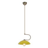 Lampa wisząca Lido pojedyncza do salonu vintage E27 1x60W patyna