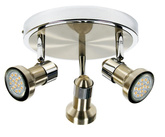 Deckenleuchte plafond 3X50W GU10 sat Nickel-Chrom ARKON 98-60051