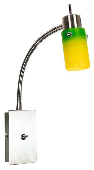 Yellow-green wall lamp Verdi 91-85538 arm lamp