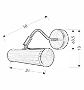 Aplică Candellux Renoir satin 22-94233 E14