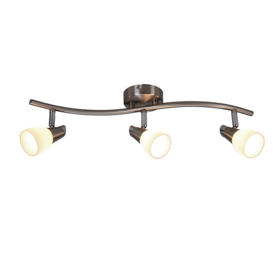 Applique bande 3X40W G9 nickel chrome blanc SELIA 93-69993