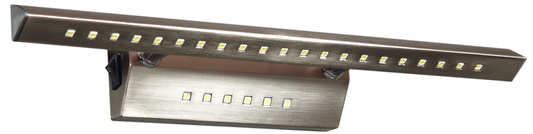 Applique murale 7W LED triangle tube avec interrupteur satin FORTE 20-27023
