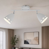 Wall lamp sconce 2X40W E14 white matt COTY 92-67128