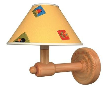 Wandleuchte 1X40W E14 weißes Holz BAMBI 21-68562