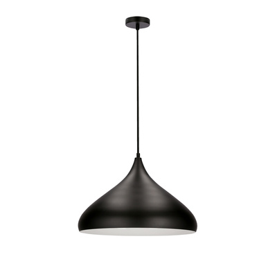 Hängelampe schwarz 42cm Viborg Ledea 50101267