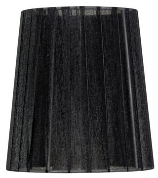Lampenschirm Rifasa/Sorento 15cm E14 schwarzer Stahl/Organza 77-10810