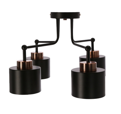 Ceiling lamp black 4xE27 Olena 34-78148