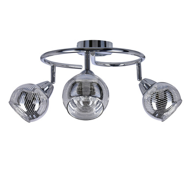 Spiraldeckenleuchte 3X10W E14 LED Chrom FORT 98-62833