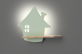 LED-Leuchtregal 5W IQ Kids HOUSE mint 21-84866