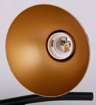 Lampa de perete candellux diso 92-63427 e27 negru+auriu
