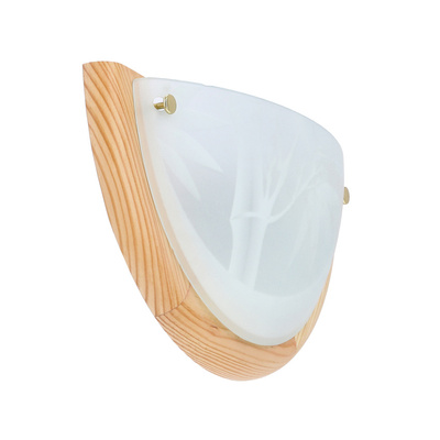 Lampa Sufitowa Candellux Bamboo 11-06639 Plafon Drewno Standard 1X60 W E27 Sosna