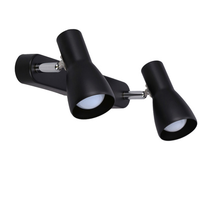 Ceiling wall lamp black strip 2x40W Picardo 92-50717