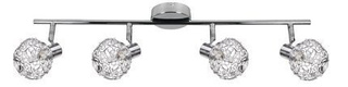 Lampa sufitowa COLLAR listwa regulowana 4-punktowa do kuchni metalowa