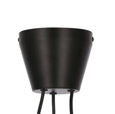 Lampe suspendue plafond noir et or mat 3x40W Plus Candellux 33-71156