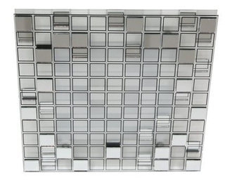 Warme quadratische LED-Spiegeldeckenleuchte Mosaik 10-30627