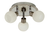 Plafonnier plafond 3X40W G9 chrome satiné ALABASTER 98-07025