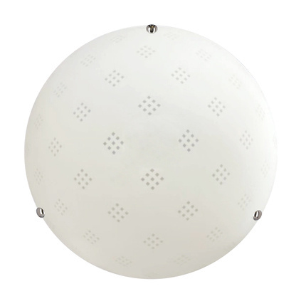 SCORDIA LAMPE SUSPENDUE CHROME BLANC+LAMPE ARGENT
