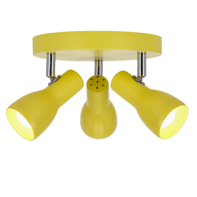 Lampa sufitowa plafon musztardowy regulowany 3xE14 Picardo 98-52414