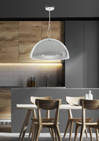 Metall-Hängelampe 30 cm Chrom Dorada 31-26361